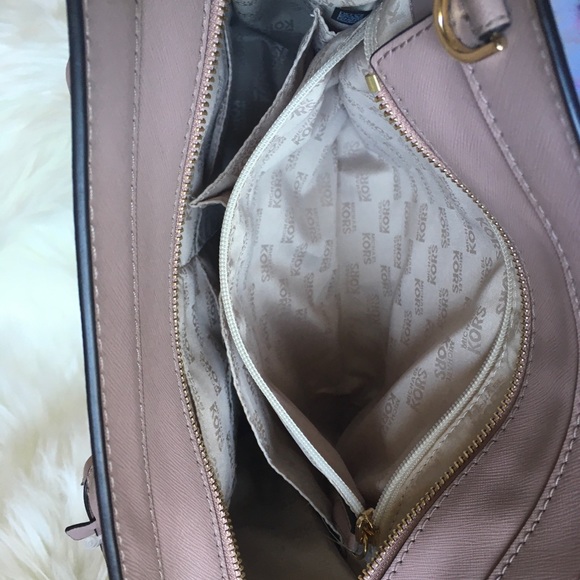 🌸Large Michael Kors Pastel Pink & Fawn Dillon Tote NWT - Picture 13 of 16